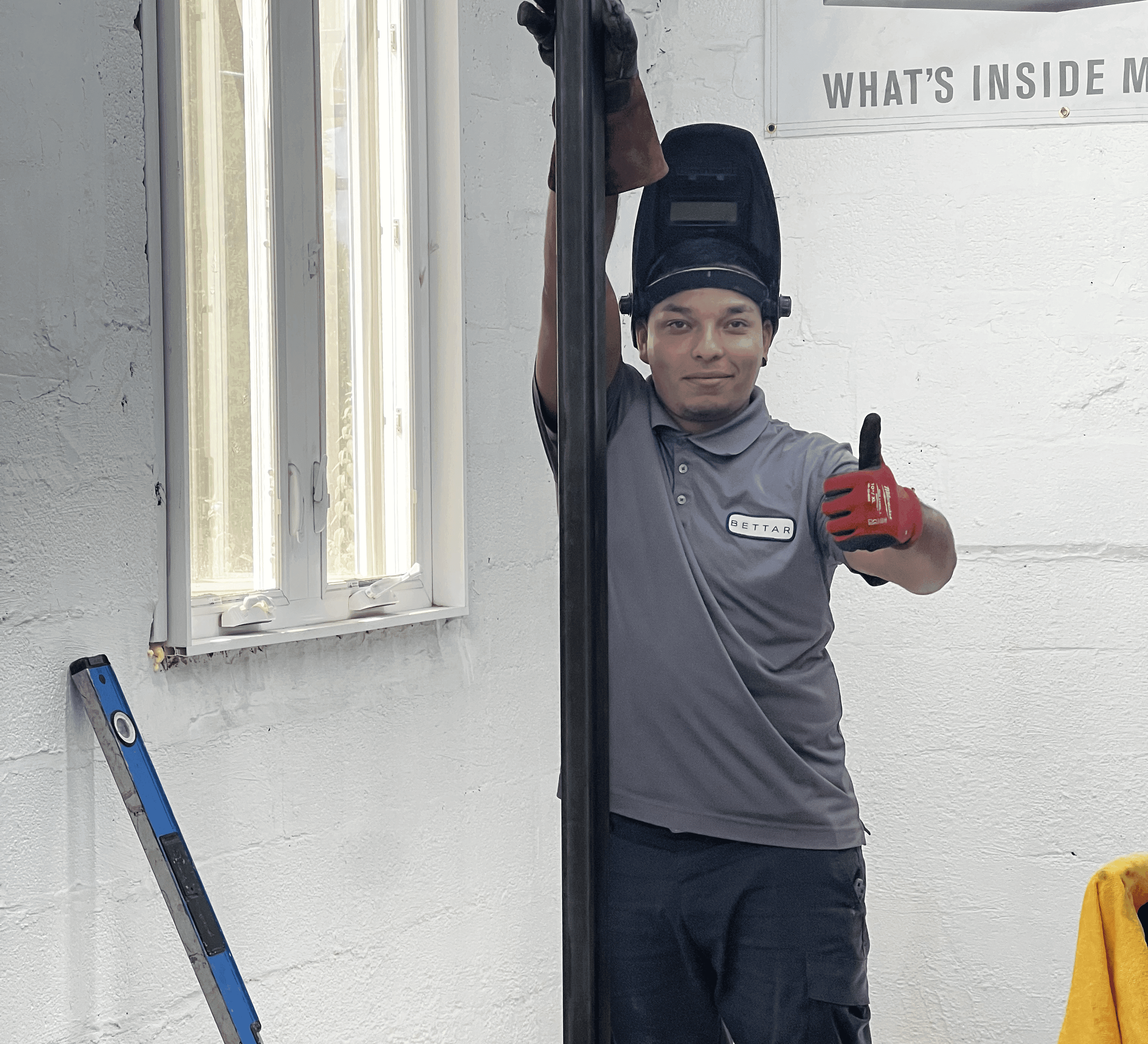 Bettar team in the office with Whirlpool and KitchenAid branding